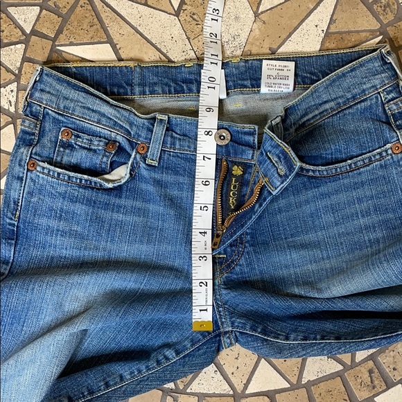 Lucky Brand Dungarees 6/28 blue jeans/ distressed - Picture 8 of 11